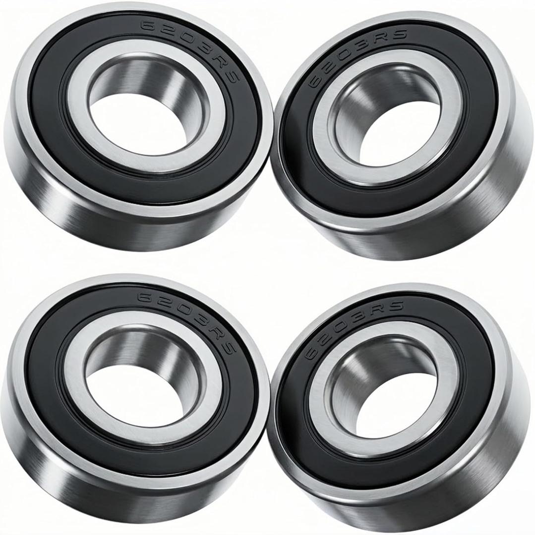 6203-2rs Sealed Bearings Replace Fully Suitable for Troy-bilt mtd 741-0600 941-0600 741-0124 941-0124 John Deere gx20818 jd8535 Murray 12325ma 1255ma 1501389ma Toro 100-1048 38-7820 (4pack)