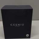 Ceeniu Car Air Freshener, Smart Ultrasonic Diffuser CF12 Pro, Enlarged Spray Nozzle, Auto On/Off, Adjustable Mode, 60-Day Powerful Battery, Ambient Light, Premium Bamboo Forest Scent, Lasts 4 Months