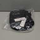 Yookee home Waterproof Lunch Bag Double Layer Leakproof Neoprene Insulated Lunch Bag Freezable Black Reusable Thermal Lunch Cooler Tote Lunch Box for Boys Men Women Adult Kids for Work Outdoor (Black with Pocket)