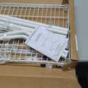 U16 Upgraded Washer Dryer Stacking Rack for Narrow Laundry Room and Bathroom, Metal Over Washer and Dryer Storage Shelves for Saving Space, 29.5" W x 23.6" D x 53.1" H, White