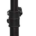 Mount-It! Single Monitor Desk Mount - Vertical Monitor Stand with Height Adjustable Telescoping Pole - Fits 1934 Inch VESA Monitors - Tilt & Swivel - Heavy-Duty Desk Clamp