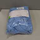 Royale Linens 100% Organic Cotton Fitted Sheet - Percale Weave - Super Soft Deep Pocket Bottom Sheets - Lake Blue Elastic Sheet Queen Size - Queen Fitted Sheets Only - (60"x80"+15", Lake Blue)