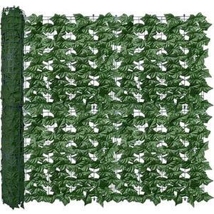 ODTORY Artificial Ivy Privacy Fence Wall Screen,40X120 in UV-Anti Faux Greenery Backdrop Ivy Vine Leaf Hedges Fence Panels for Patio, Balcony, Garden, Backyard Indoor Outdoor Green Wall Decor