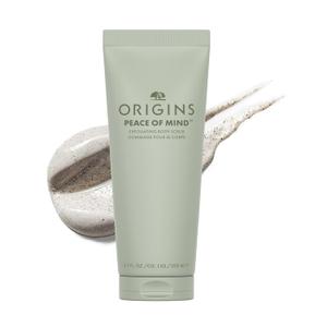 Origins Peace of Mind Exfoliating Body Scrub | Smooths Rough Skin | With Bamboo, Peppermint, Basil and Eucalyptus Blend, 6.7 Fl Oz
