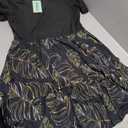 AUSELILY Women Summer Dress Casual Short Sleeve Sundress V Neck Floral Tiered Beach Dresses with Pockets, Size L