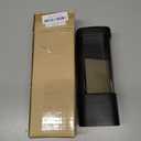 IWNTWY Cup Dispenser, Wall Mount Water Cooler Cup Holder Fit 3-5oz Small Cups, Pull Type Cups Holder for Home, Bathroom, Office Hospital, Adhesive Paste or Screw Install (Black)