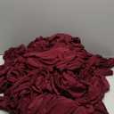 12 Pack Cheesecloth Table Runner 20 x 120 inch Cheese Cloth Table Runner Bulk,Romantic Boho Sheer Gauze Fabric Table Runners for Wedding Reception,Party,Bridal Shower Table Decor(Burgundy)