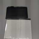 WEMATE 10 Pieces Small Notepad Holder Set Pocket Notebook - Included Mini Pocket Notepad Holder Set with 8 Memo Book Refills and Metal Pen for Meetings, Daily Records, and Notes 3 x 5 Inch (Black)