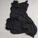 Womens 2025 Formal Dresses Wrap V-Neck Ruched Sexy Elegant Cocktail Bridesmaid Wedding Guest Maxi Dresses (XX-Large, Black)