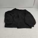 PRETTYGARDEN Womens Oversized Cardigan Sweaters 2025 Fall Long Lantern Sleeve Knit Open Front Lightweight Sweater (Large, Black)