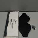 Sleep Eye Mask for Side Sleeper, Lash Extensions 3D Contoured Cup Sleeping Mask for Men Women, Travel Blackout Night Blindfold Eye Shade Cover with Adjustable Strap (Black-Side Sleeper)