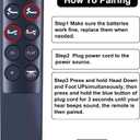 Adjustable Bed Replacement Remote Control Compatible with UniPon Adjustable Bed Frame