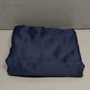 Sun Zero Easton Energy Saving Blackout Tab Top Curtain Panel, 40" x 84", Navy Blue