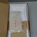 Forbena Bathroom Organizer Countertop, Counter Organizer for Bathroom Decor, Wooden Sink Shelf for Vanity Storage, Makeup Tray for Perfume Skincare Bedroom Kitchen Corner (2 Tier, White and Gold)