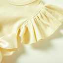 Girls Casual Tulle Tutu Dress Baby Toddler Ruffle Sleeves Bow Princess Party Dresses