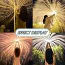 Firework Water Gun, Couples Romantic Firework Style Water Guns, Bulk High Pressure Pull-Out Waterguns for Bathing,Pool,Party Entertainment (2pcs) (2pc-blue + Yellow)