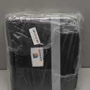 Fireproof File Box with Lock, Document Box Storage Organizer, Suitable for Hanging File Folders in Letter Size, Collapsible File Box, Reflective Strip for Fast Find (12.2"*6"*10.2 (Black, 2Pcs)