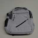 FENGDONG 17.3 inch Large Laptop Backpack Durable Waterproof Travel College Backpack Bookbag for Men & Women Business Backpack with USB Charging Port,Headset Port Light Blue