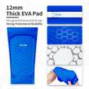 Soccer Shin Guards for Kids Youth Adults, Ski Shin Guards Sleeves for 2-18 Years Old Boys Girls Men, Calf Compression Sleeve with Honeycomb Pads, Espinilleras de Futbol para Hombres