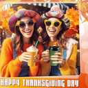 Teenyyou 200 Pack 12 oz Fall Disposable Coffee Cups with Lids Bulk Autumn Paper Orange Color Drinking Thanksgiving Party Insulated Cups for Hot Cold Drinks Travel Party Supplies