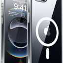 CANSHN Magnetic for iPhone 17e / 16e Case Clear, Upgraded [Full Camera Protection] [Compatible with Magsafe] Non-Yellowing Protective Shockproof Bumper Phone Case - Clear