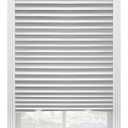 6 Packs Upgraded Cordless Light Fully Blocking Pleated Shade Blinds Light Filtering 36 in x 72 in Easy to Cut and Install, White