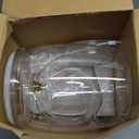 Nuogo 6 Pcs Plastic Candy and Cookie Jar with Lids Decorative Apothecary Jars Candy Buffet Containers Clear Airtight Food Storage Canister Home Decoration(30/42/64 oz,Classic, Stylish)