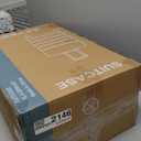 OLIXIS 20 Inch Carry-On Luggage, Hardside Suitcase with Spinner Wheels, Lightweight ABS Hard Shell Travel Luggage, TSA Approved Lock, Expandable Small Suitcase for Business & TravelWhite