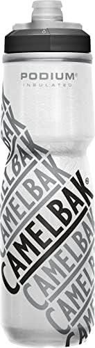 CamelBak Podium Chill Insulated Bike Water Bottle - Easy Squeeze Bottle - Fits Most Bike Cages - 24oz, Race Edition