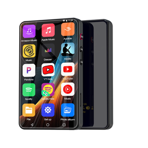 144GB MP3 Player with Bluetooth and WiFi, 4" Full Color Touch Screen MP4 Music Player with Spotify,Parental Control, YouTube,Pandora, Android Mainstrem Media MP4 Music Player for Kids up to 1TB,Black