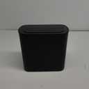 TIPGO Automatic Motion Sensor Bathroom Trash Can with Lid, 2.6 Gallon Touchless Trash Bin, Smart Garbage Can Plastic Slim Wastebasket for Bedroom, Office, Dorm (Black) (Black)