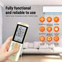 KT-N828 New Universal Air Conditioner Remote Control for Carrier CHIGO ELECTROLUX FUJITSU GOLDSTAR HITACHI LG Mitsubishi or Other Brands of Conditioning