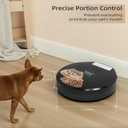 Automatic Pet Feeder for Wet & Dry Food, 5-Meal Timer Dispenser with 2 Ice Packs, Programmable Smart Feeder for Cats/Dogs Keep Food Fresh Longer (Pet Feeder with 2 Ice Cube Tray)