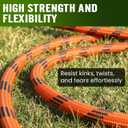 Garden Hose 50 ft, Water Hose Heavy Duty, Flexible Lightweight Non-Expanding Hose with 10 Function Sprayer, Leak-Proof, Burst-Resistant, High-Pressure, Anti-Kink, Garden Gifts for Men Women