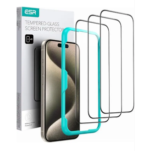 ESR 3 Pack for iPhone 16 Pro Max Screen Protector, [9H Hardness] [Military Grade Shatterproof] Tempered Glass Film with Easy Installation Tool, HD Clear, Scratch Resistant
CLASSIC SCREEN PROTECTOR