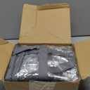 Clear Vinyl Zippered Storage Bags (3-Pack) 40L Sturdy Storage Bags for Sweaters, Blankets, Comforters, Bedding Sets and Much More! (Gray, 18x15x9)