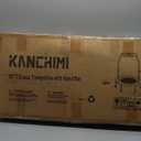 Kanchimi 40" Folding Mini Fitness Indoor Exercise Workout Rebounder Trampoline with Handle, Max Load 330lbs(Black)