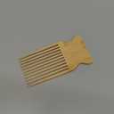 Combeter Bamboo Hair Pick Comb for Thick Curly Hair & Beard  Eco-Friendly Anti Static Afro Pick Wooden Comb for Detangling & Styling for Men, Women & Kids