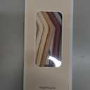 Nightingale Reusable Silicone Straws - Bendy Drinking Straw with Cleaning Brush - Collapsible and Bendable Travel Straw for Kids - Dishwasher Safe, Food-Safe - Set of 6 (Oak Multi)