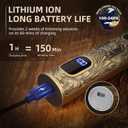 Ufree Beard Trimmer for Men, Electric Razor Shaver, Cordless Hair Clipper Shaving Kit for Mustache Body Nose Ear Hair Facial, Adjustable Beard Grooming Kit Birthday Gifts for Men (Bronze)