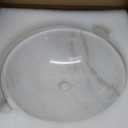 KRAUS Elavo Round Vessel White Porcelain Ceramic Bathroom Sink, 16 inch KCV-141