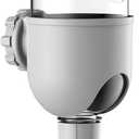 Pet Water Bottle for Cage Crate 17oz Non-Drip Water Dispenser for Small Animal Rabbit Bunny Guinea Pig Chinchilla Ferret Squirrel Hedgehog (Gray, 17oz)