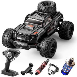1/16 RTR Brushless Fast RC Cars for Adults, Max 42mph Electric Off-Road RC Truck, High Speed RC Car 4X4 Remote Control Car with 2 Lipo Batteries for Adult S910S Black 1/16 RTR Brushless Fast RC Cars for Adults, Max 42mph Electric Off-Road RC Truck, High Speed RC Car 4X4 Remote Control Car with 2 Lipo Batteries for Adult S910S Black