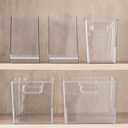 mDesign Plastic Storage Closet Organizer Bin, Container Bin for Entryway, Hallway, Linen, and Coat Closet - Organization for Clothing, Blankets, Toys, and Accessories, Ligne Collection, 4 Pack, Clear