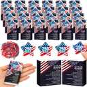 Wettarn 36 Sets America 250 Years Gifts Flag Stress Balls with Gift Boxes for USA Anniversary Patriotic Souvenirs 250th Party Favors Desk Decor