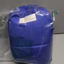 Microbead Bolster Tube Pillows with Double Cover, Squish Bean Bed Microbead Pillow Soft Neck Back Lumbar Support Smooth Cool Touch Comfortable Fabric (Blue)