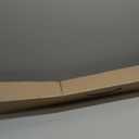 Moen Brushed Gold 54 to 72-Inch Adjustable Single Curved Shower Rod, Wall Mounted Permanent Curtain Bar for Bathroom, CSR2160BG