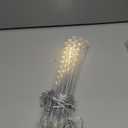 2-Pack Christmas Decorations Lights Outdoor, Total 384LED Meteor Shower Lights with Timer, 30cm 16 Tubes Indoor Outdoor Snow Cascading String Light for Xmas Tree Roof Party Garden Decor (Warm White)