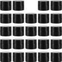 (24 Packs) Green Nexus 5g/5ml UV Protection Glass Jars for Lip Balm, Lotion, Oil, Cream & Cosmetics Enhanced Cap