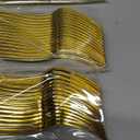 N9R 60PCS Gold Plastic Silverware - Gold Plastic Cutlery Set Disposable Flatware Dinnerware -30 Forks, 15 Spoons, 15 Knives for Party, Thanksgiving, Christmas